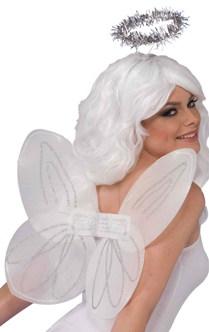 Morris Costumes Angels Angel Wings And Halo Set 1 Morris Costumes Angels Angel Wings And Halo Set
