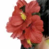 Smiffys Around The World Red Flower Hairclip Accessory
