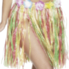 Smiffys Multi Coloured Hula Skirt 46cm