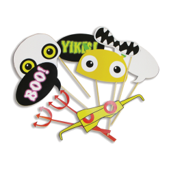 Amscan Spooky Photo Booth Kit All Accessories