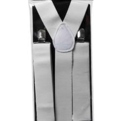 Morris Costumes 1920's White Braces Accessory