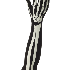 Bristol Novelty Long Skeleton Gloves
