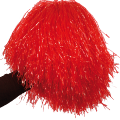 Boland Red Pom Pom Accessory Cheerleaders