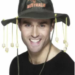 Smiffys Australian Hat With Corks Accessory Around The World