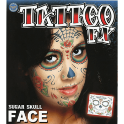 Tinsley Transfers Halloween Sugar Skull Face Accessory