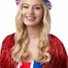 Generic Adult Unisex Plastic Union Jack Bowler Hat