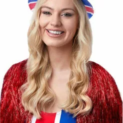 Generic Adult Unisex Plastic Union Jack Bowler Hat