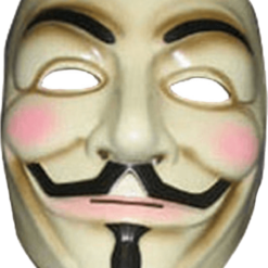Rubies V For Vendetta Facepiece British / UK