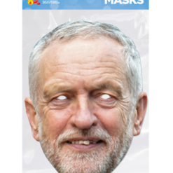 Rubies Jeremy Corbyn Paper Facepiece Accessory British / UK
