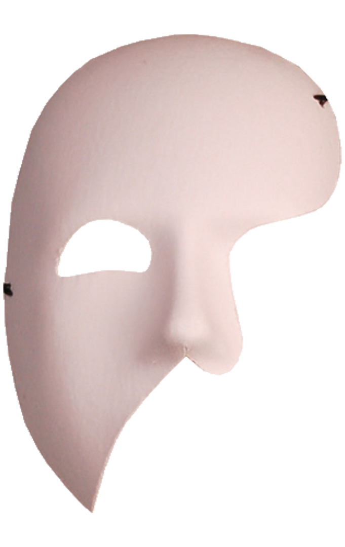 Generic Masquerade Ball Deluxe Half Face Facepiece 1 Generic Masquerade Ball Deluxe Half Face Facepiece