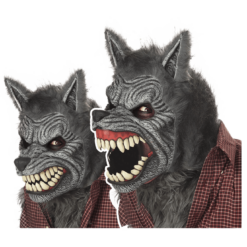 California Costumes Animals Werewolf Ani-Motion Facepiece