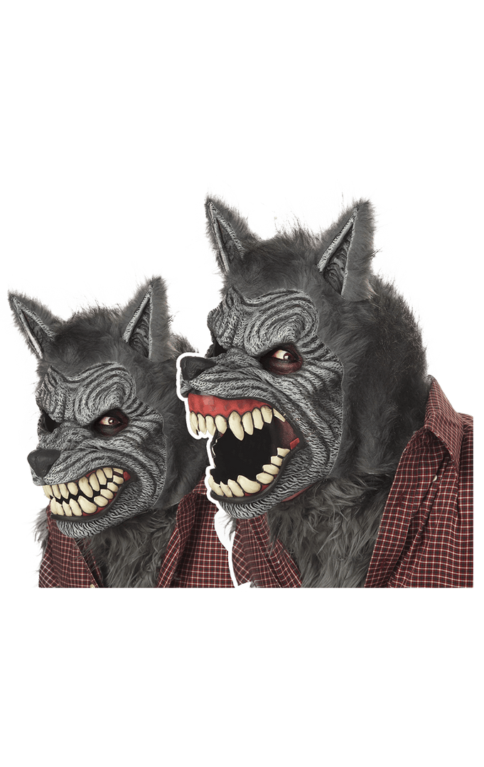 California Costumes Animals Werewolf Ani-Motion Facepiece 1 California Costumes Animals Werewolf Ani-Motion Facepiece