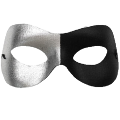 Generic Masquerade Ball Fashion - Black/Silver