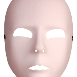 Smiffys White Full Face Facepiece All Accessories