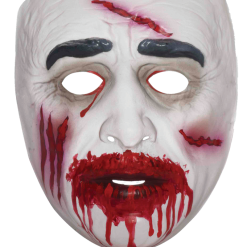 Bristol Novelty Transparent Zombie Facepiece Halloween