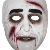 Generic Transparent Zombie Male Facepiece Halloween
