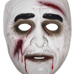 Generic Transparent Zombie Male Facepiece Halloween