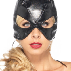 Leg Avenue Faux Leather Cat Facepiece