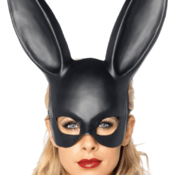 Leg Avenue Ariana Black Bunny Facepiece Animals