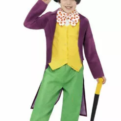 Smiffys Kids Willy Wonka Costume Book Characters
