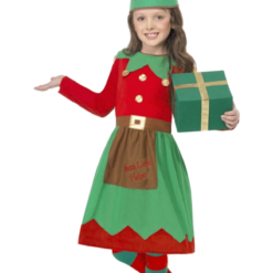 Smiffys Kids Elf Dress Costume Christmas