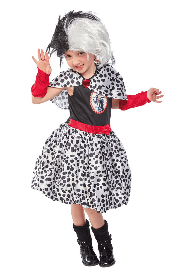 Rubies Book Characters Kids Cruella De Vil Costume 3 Rubies Book Characters Kids Cruella De Vil Costume