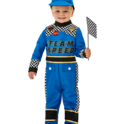 Smiffys Kids Race Car Driver Costume Sports