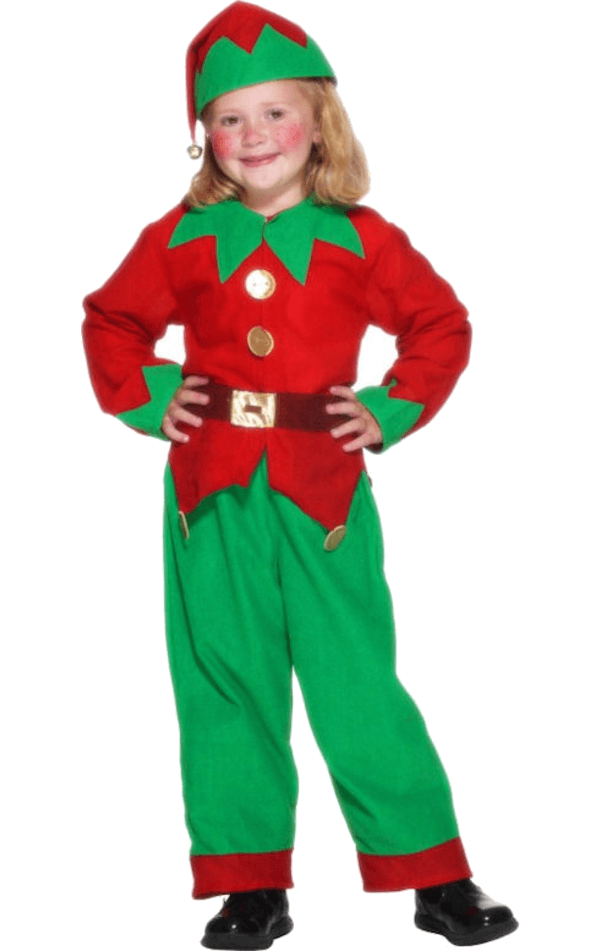 Smiffys Kids Elf Costume Christmas 2 Smiffys Kids Elf Costume Christmas