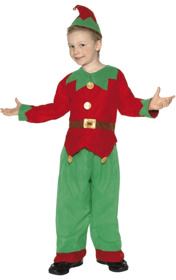 Smiffys Kids Elf Costume Christmas 1 Smiffys Kids Elf Costume Christmas