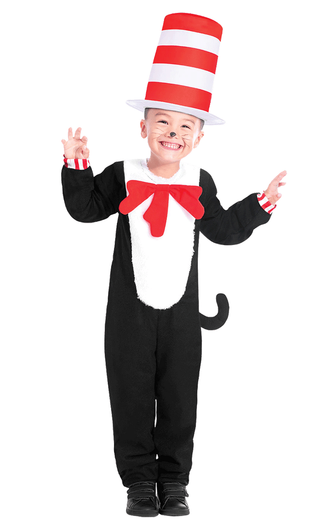 Amscan Kids Cat In The Hat Costume 2 Amscan Kids Cat In The Hat Costume