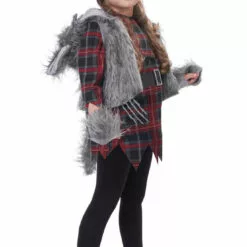 California Costumes Halloween Kids Wee-Wolf Girl Costume