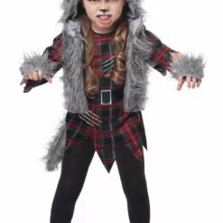 California Costumes Halloween Kids Wee-Wolf Girl Costume