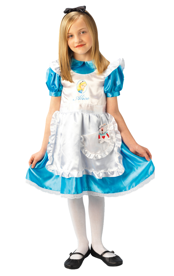Rubies Book Characters Kids Deluxe Alice In Wonderland Costume 1 Rubies Book Characters Kids Deluxe Alice In Wonderland Costume