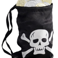 Smiffys Pirate Coin Bag With Coins Book Characters