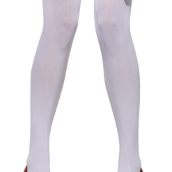 Smiffys Angels Thigh High White Bow Stockings