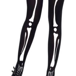 Smiffys Halloween Skeleton Print Stockings