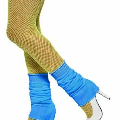Smiffys All Decades /Era Costumes Blue Leg Warmers Accessory