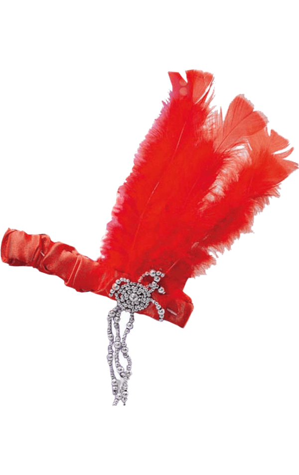 Palmer Flapper Headband Red Accessory All Decades /Era Costumes 1 Palmer Flapper Headband Red Accessory All Decades /Era Costumes