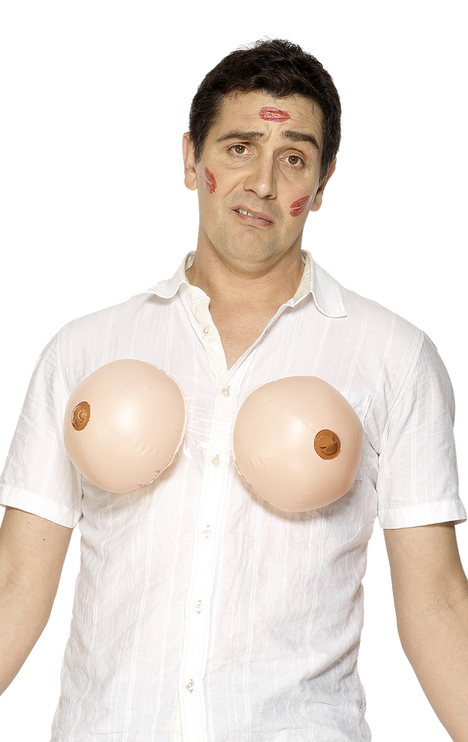Smiffys Inflatable Costumes Inflatable Boobs Accessory 1 Smiffys Inflatable Costumes Inflatable Boobs Accessory