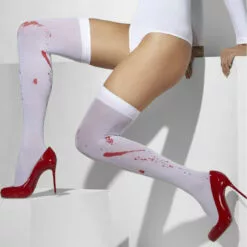 Smiffys White Blood Stained Stockings Clowns