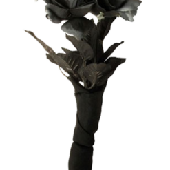 Smiffys Black Corpse Bride Rose Bouquet Victorian