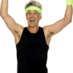 Smiffys Novelty Sweatbands Green Accessory