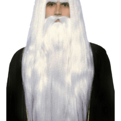 Bristol Novelty Cosplay & Comic Con Merlin Wig And Beard Set