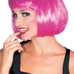 Generic Super Model Wig Hot Pink