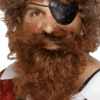 Smiffys Book Characters Pirate Brown Nylon Beard Accessory