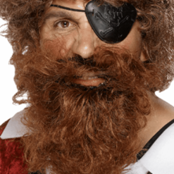 Smiffys Book Characters Pirate Brown Nylon Beard Accessory