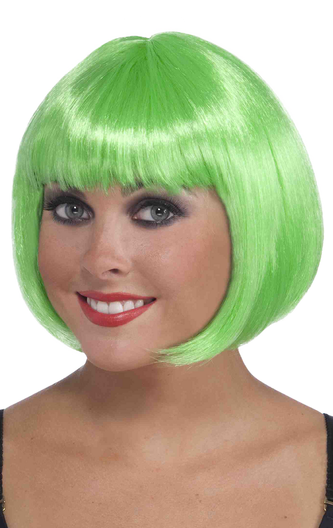 Morris Costumes Aliens Babe Neon Green Wig 1 Morris Costumes Aliens Babe Neon Green Wig