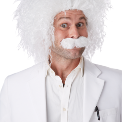 California Costumes Letter E Einstein Wig And Moustache