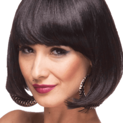 West Bay Inc Black Cindy Wig 1920's