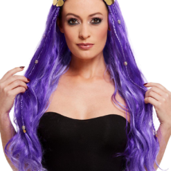 Smiffys Purple Fortune Teller Wig